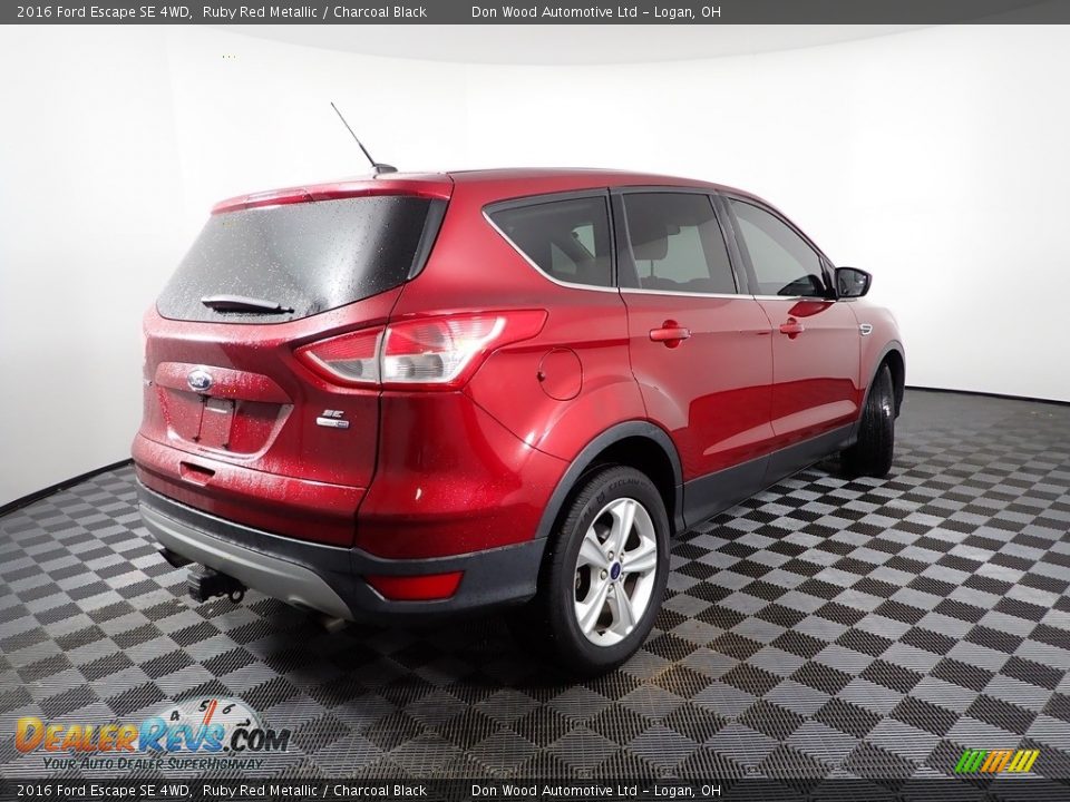 2016 Ford Escape SE 4WD Ruby Red Metallic / Charcoal Black Photo #9