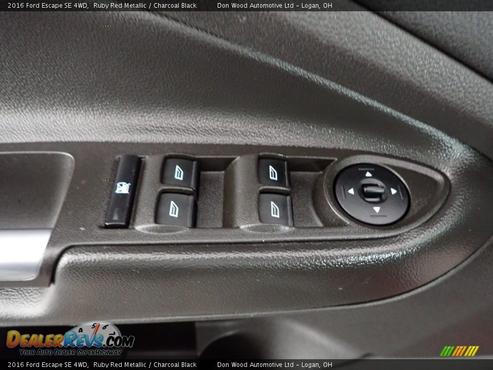 2016 Ford Escape SE 4WD Ruby Red Metallic / Charcoal Black Photo #11