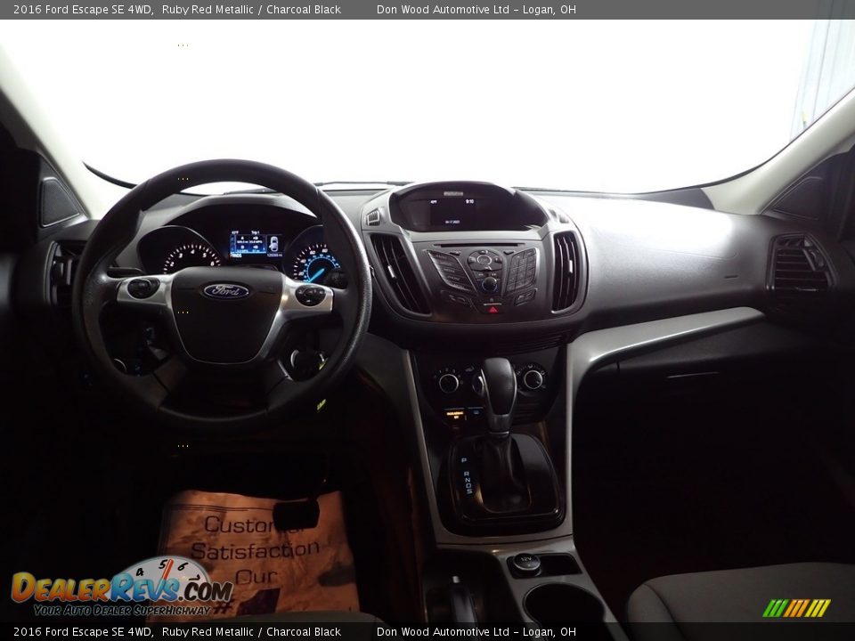 2016 Ford Escape SE 4WD Ruby Red Metallic / Charcoal Black Photo #24