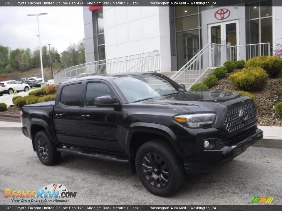 2021 Toyota Tacoma Limited Double Cab 4x4 Midnight Black Metallic / Black Photo #1