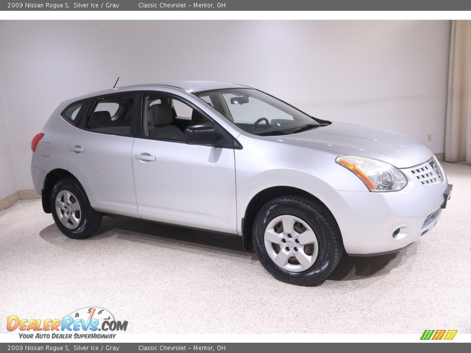 2009 Nissan Rogue S Silver Ice / Gray Photo #1