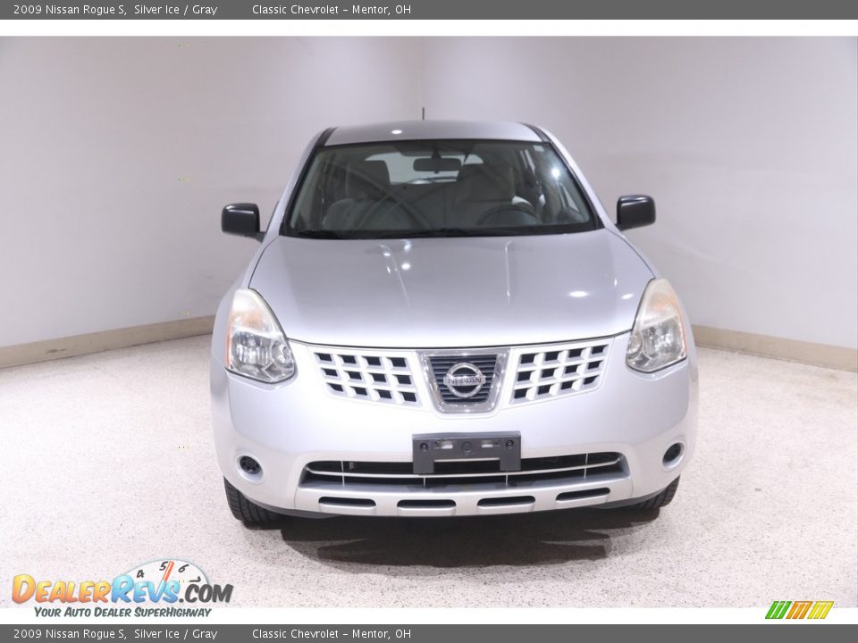 2009 Nissan Rogue S Silver Ice / Gray Photo #2