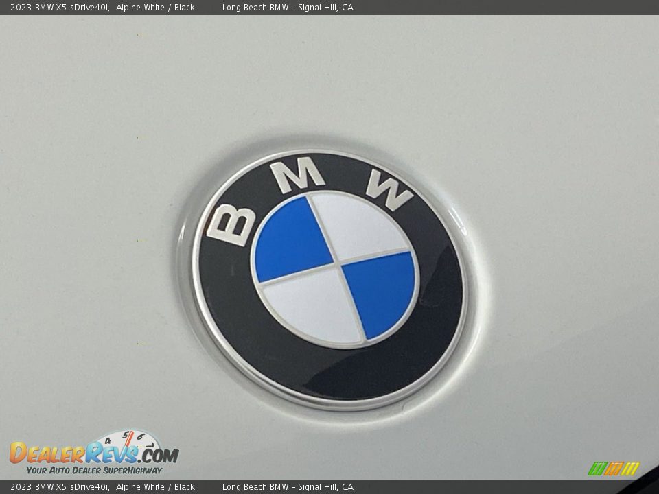 2023 BMW X5 sDrive40i Alpine White / Black Photo #5