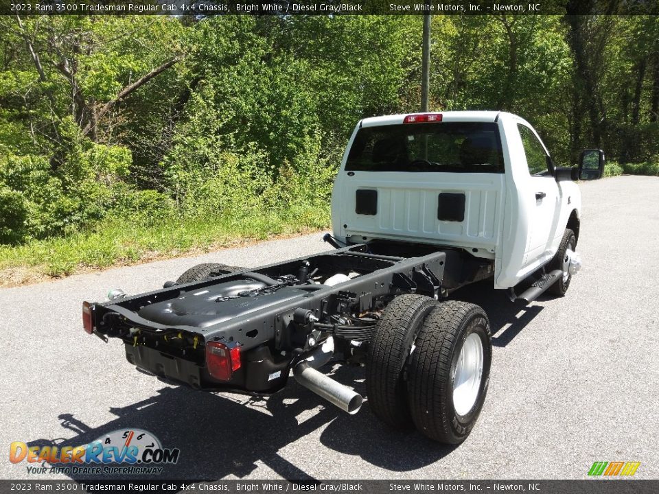 2023 Ram 3500 Tradesman Regular Cab 4x4 Chassis Bright White / Diesel Gray/Black Photo #6