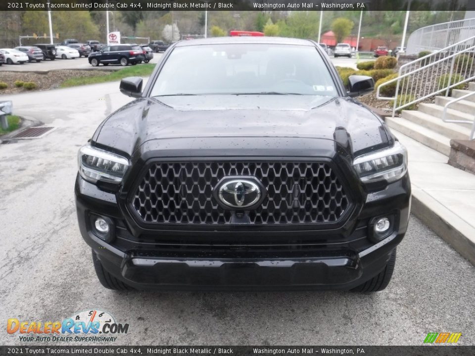 2021 Toyota Tacoma Limited Double Cab 4x4 Midnight Black Metallic / Black Photo #14