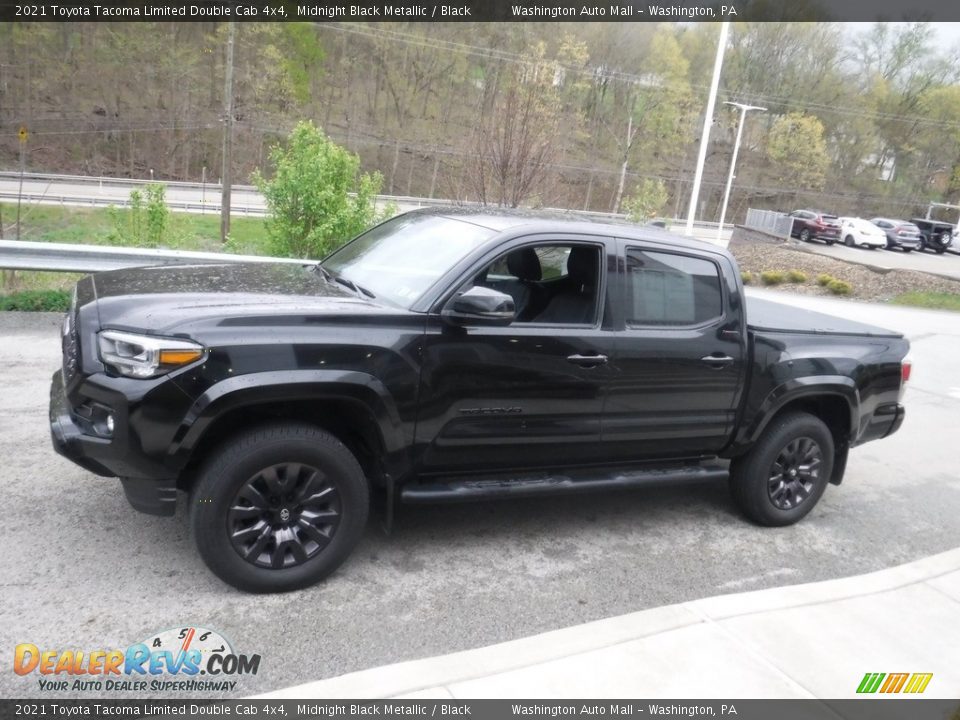 2021 Toyota Tacoma Limited Double Cab 4x4 Midnight Black Metallic / Black Photo #16