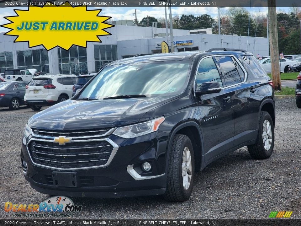 2020 Chevrolet Traverse LT AWD Mosaic Black Metallic / Jet Black Photo #1