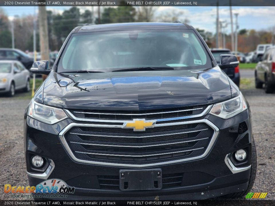 2020 Chevrolet Traverse LT AWD Mosaic Black Metallic / Jet Black Photo #2