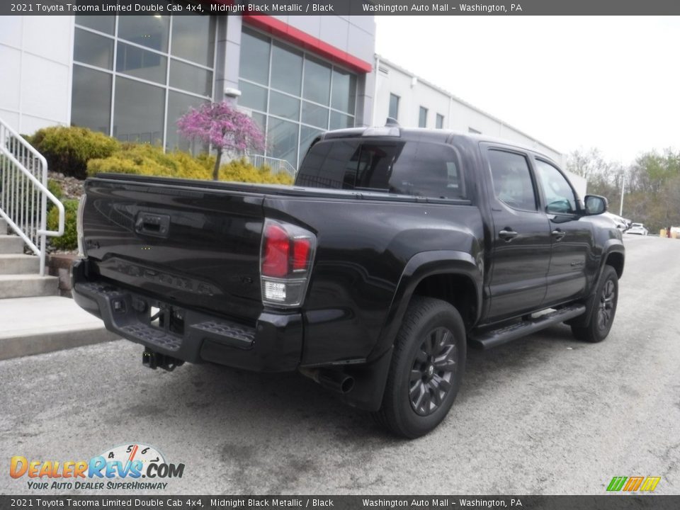 2021 Toyota Tacoma Limited Double Cab 4x4 Midnight Black Metallic / Black Photo #19