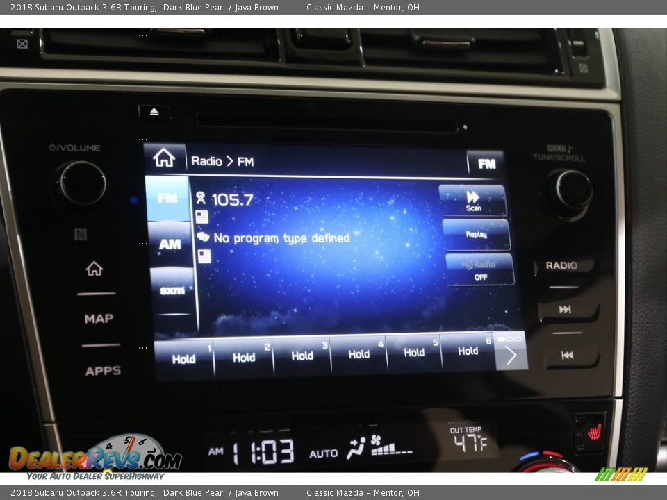 Controls of 2018 Subaru Outback 3.6R Touring Photo #9