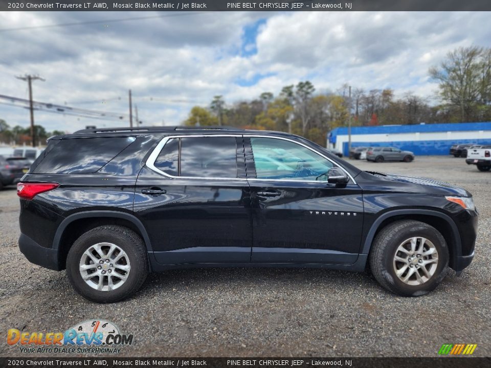 2020 Chevrolet Traverse LT AWD Mosaic Black Metallic / Jet Black Photo #4