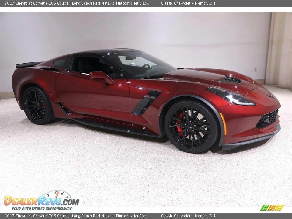 Long Beach Red Metallic Tintcoat 2017 Chevrolet Corvette Z06 Coupe Photo #1