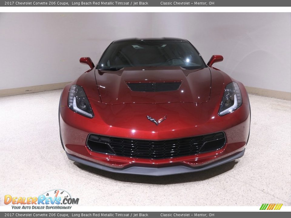 2017 Chevrolet Corvette Z06 Coupe Long Beach Red Metallic Tintcoat / Jet Black Photo #2