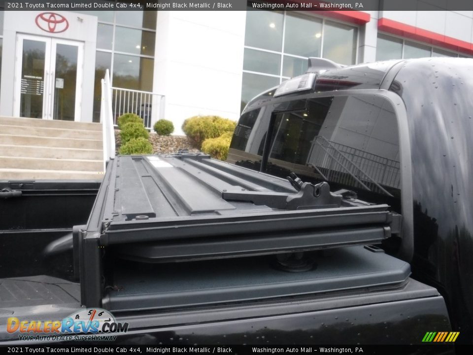 2021 Toyota Tacoma Limited Double Cab 4x4 Midnight Black Metallic / Black Photo #24