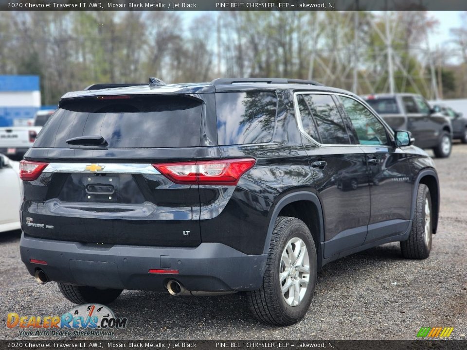 2020 Chevrolet Traverse LT AWD Mosaic Black Metallic / Jet Black Photo #8