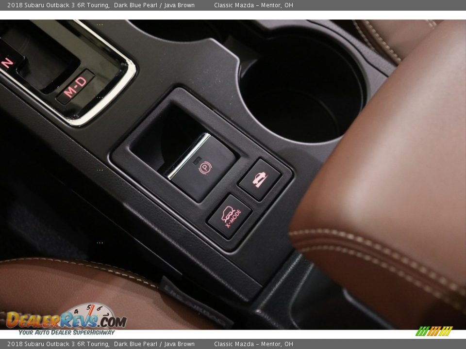 2018 Subaru Outback 3.6R Touring Dark Blue Pearl / Java Brown Photo #15
