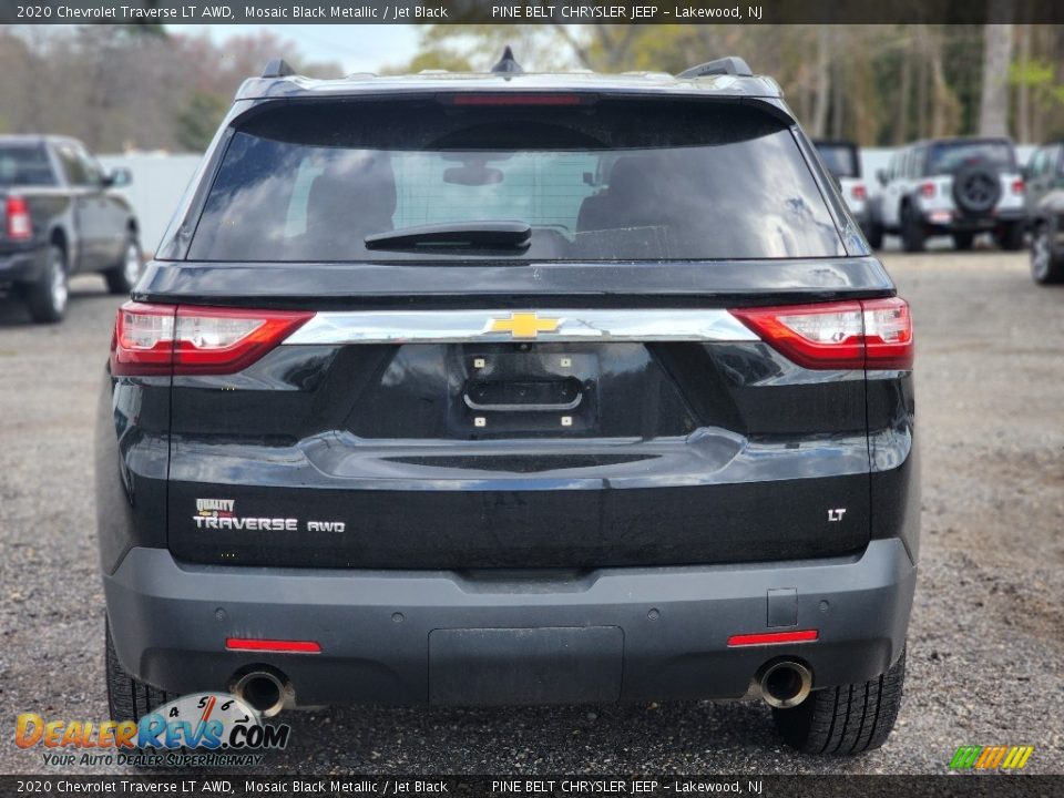 2020 Chevrolet Traverse LT AWD Mosaic Black Metallic / Jet Black Photo #9