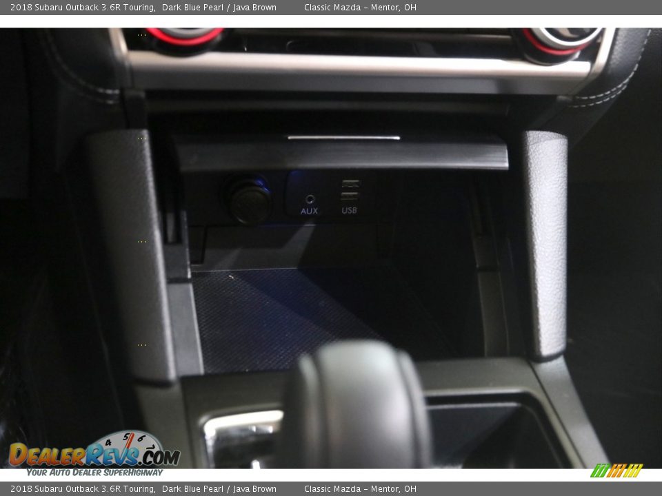 2018 Subaru Outback 3.6R Touring Dark Blue Pearl / Java Brown Photo #16