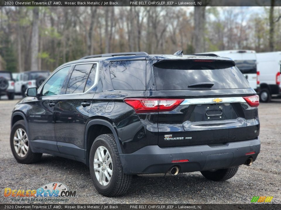 2020 Chevrolet Traverse LT AWD Mosaic Black Metallic / Jet Black Photo #10