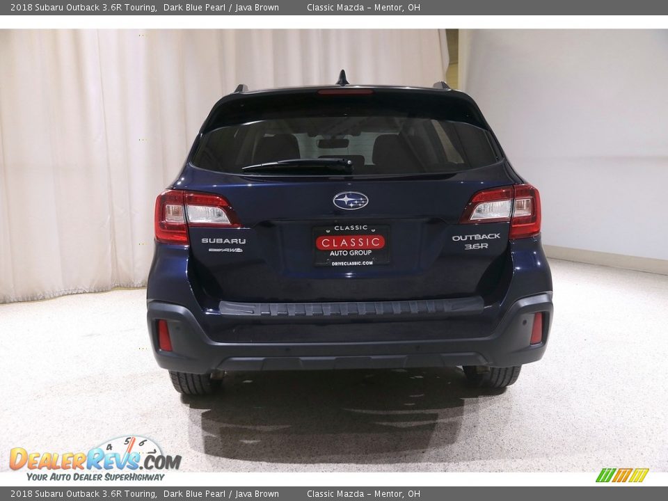 2018 Subaru Outback 3.6R Touring Dark Blue Pearl / Java Brown Photo #20