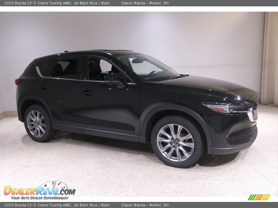 2020 Mazda CX-5 Grand Touring AWD Jet Black Mica / Black Photo #1