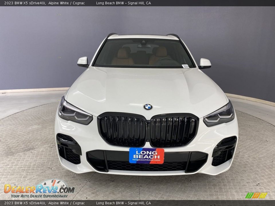 2023 BMW X5 sDrive40i Alpine White / Cognac Photo #2