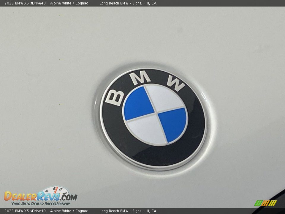2023 BMW X5 sDrive40i Alpine White / Cognac Photo #5