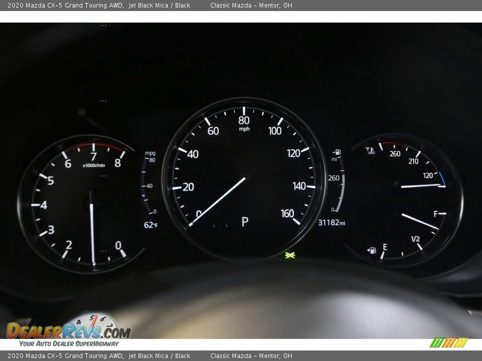 2020 Mazda CX-5 Grand Touring AWD Jet Black Mica / Black Photo #8