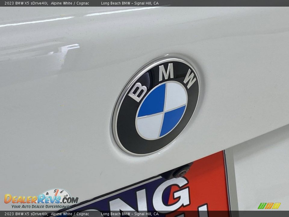 2023 BMW X5 sDrive40i Alpine White / Cognac Photo #7