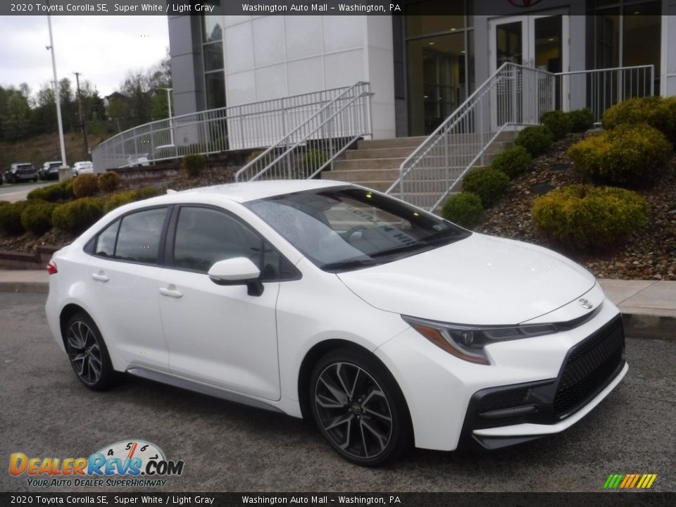 2020 Toyota Corolla SE Super White / Light Gray Photo #1