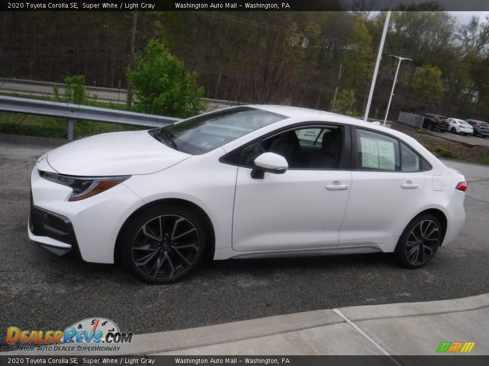 2020 Toyota Corolla SE Super White / Light Gray Photo #12