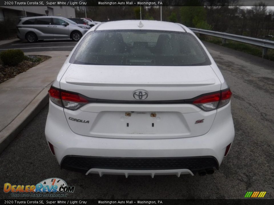 2020 Toyota Corolla SE Super White / Light Gray Photo #14