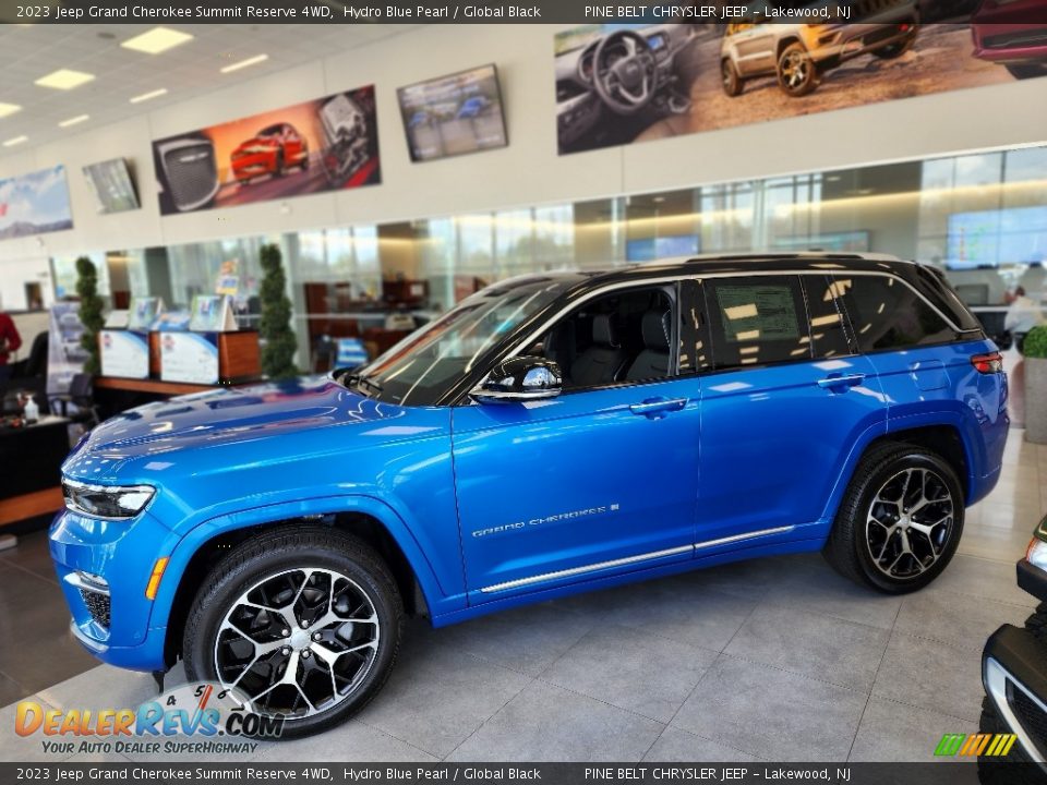 Hydro Blue Pearl 2023 Jeep Grand Cherokee Summit Reserve 4WD Photo #3