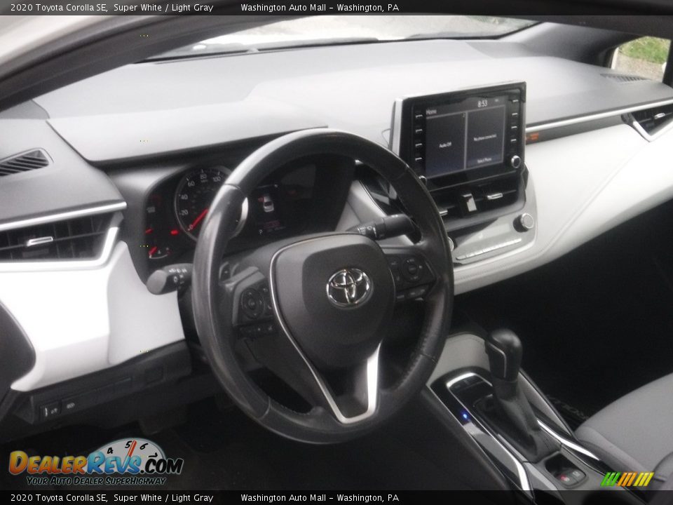 2020 Toyota Corolla SE Super White / Light Gray Photo #17