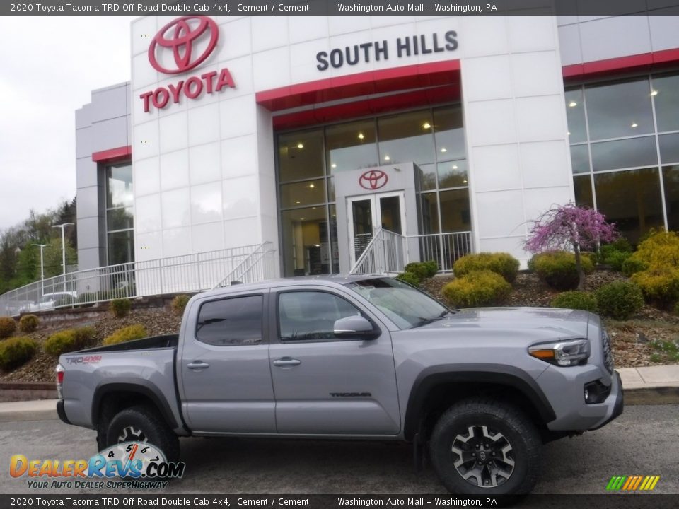 2020 Toyota Tacoma TRD Off Road Double Cab 4x4 Cement / Cement Photo #2