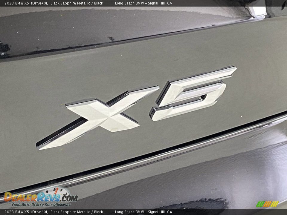 2023 BMW X5 sDrive40i Black Sapphire Metallic / Black Photo #8