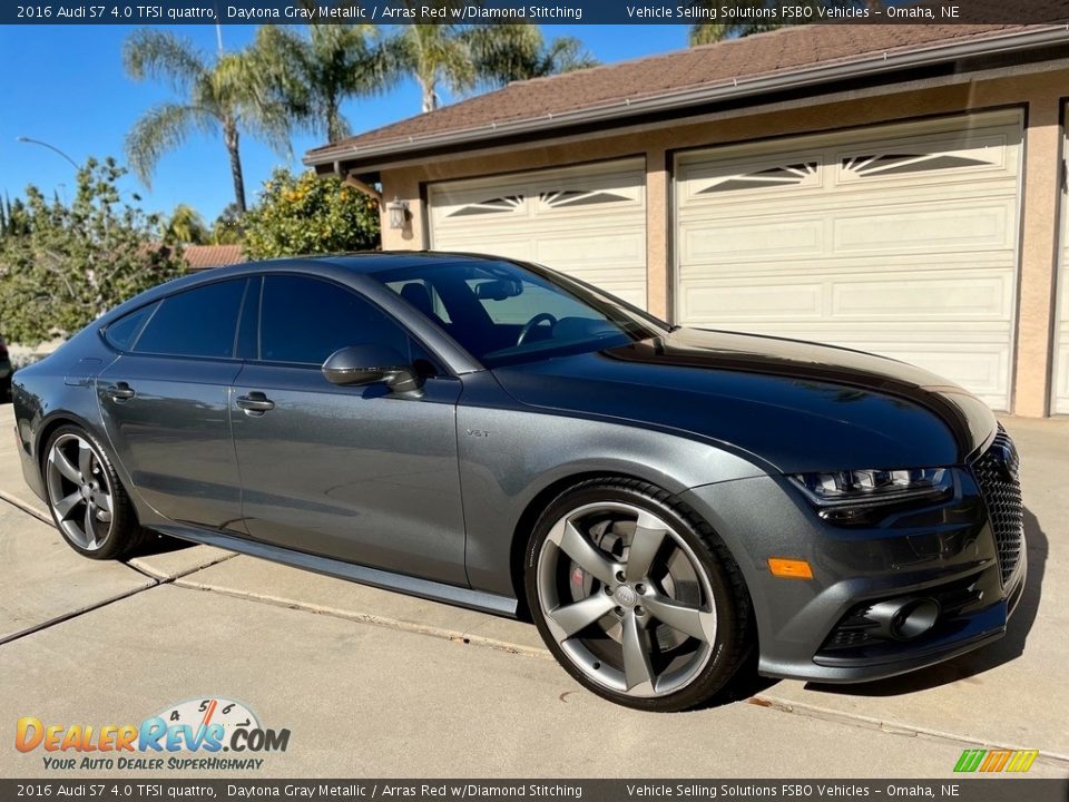 Daytona Gray Metallic 2016 Audi S7 4.0 TFSI quattro Photo #1