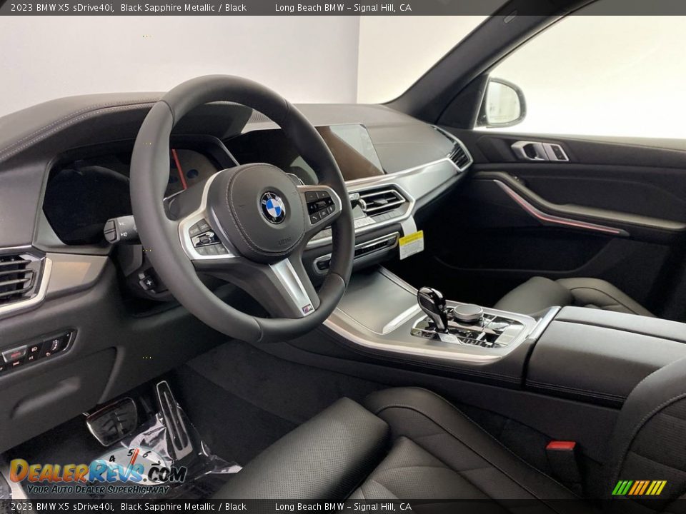 2023 BMW X5 sDrive40i Black Sapphire Metallic / Black Photo #12