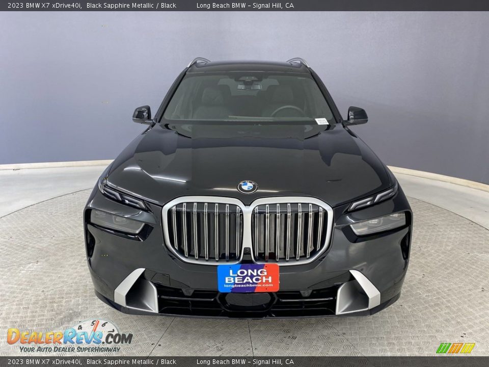 2023 BMW X7 xDrive40i Black Sapphire Metallic / Black Photo #2