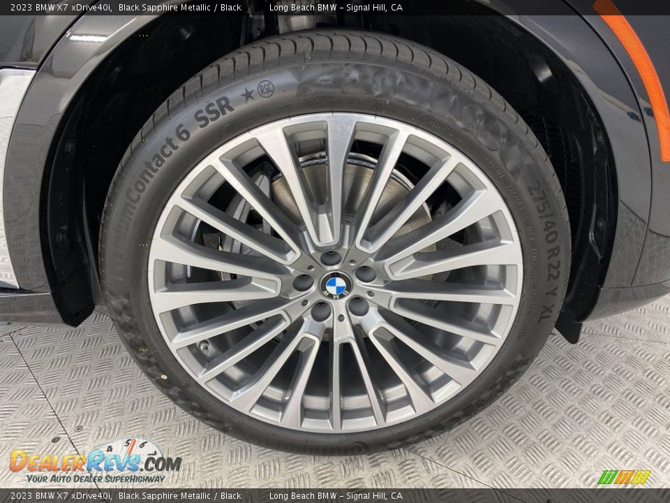 2023 BMW X7 xDrive40i Black Sapphire Metallic / Black Photo #3