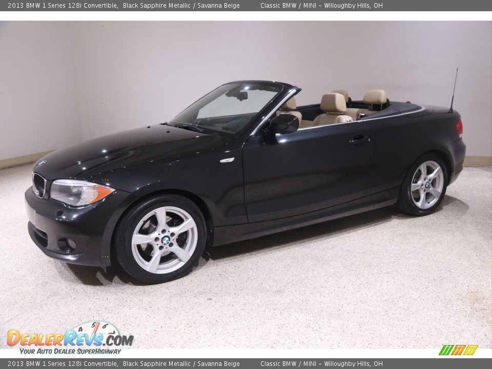 Black Sapphire Metallic 2013 BMW 1 Series 128i Convertible Photo #4