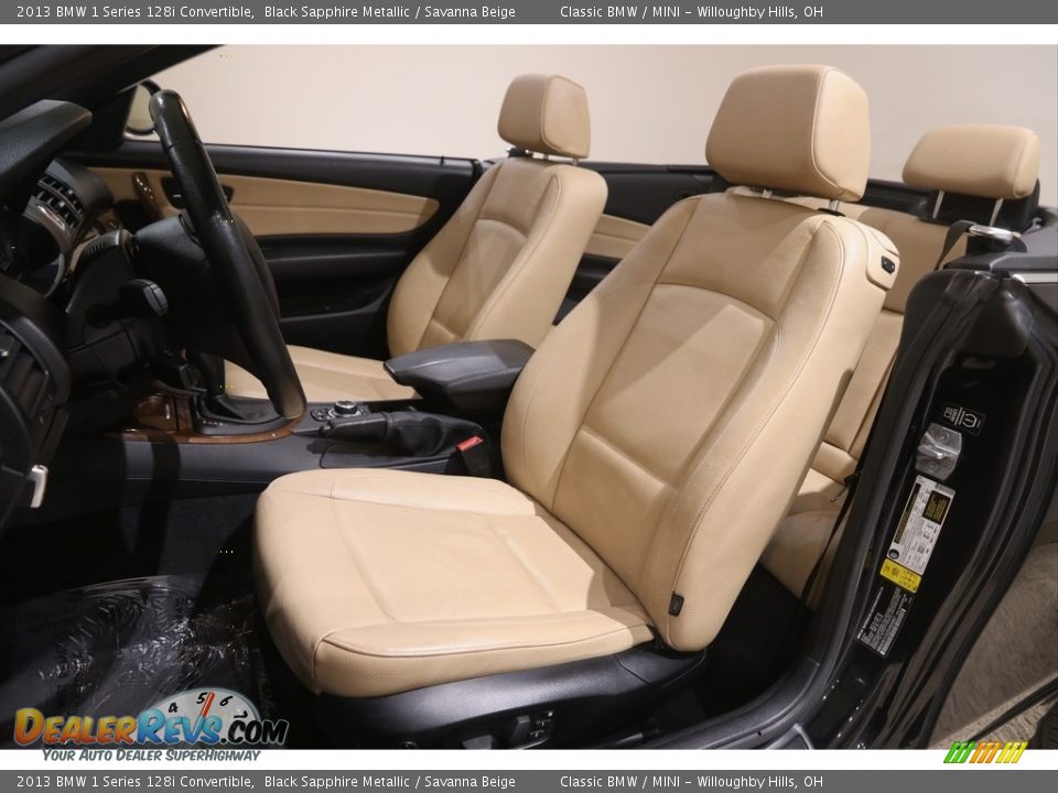 Front Seat of 2013 BMW 1 Series 128i Convertible Photo #6