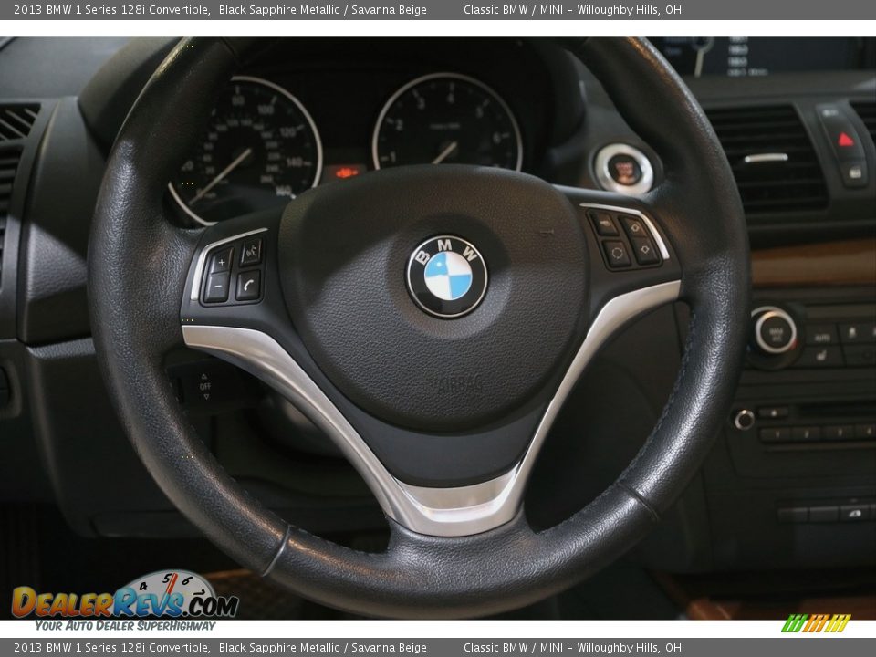 2013 BMW 1 Series 128i Convertible Steering Wheel Photo #8
