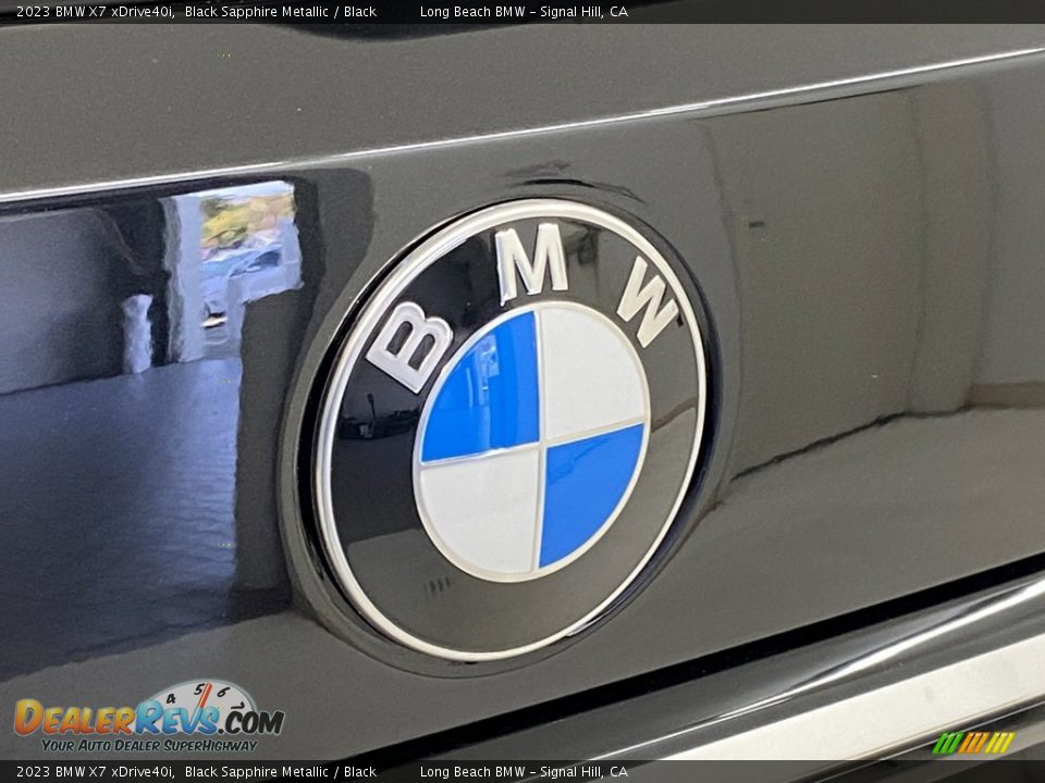 2023 BMW X7 xDrive40i Black Sapphire Metallic / Black Photo #7