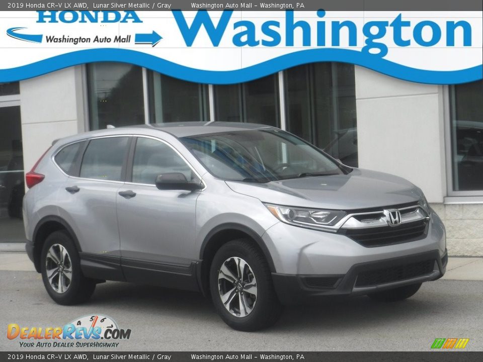 2019 Honda CR-V LX AWD Lunar Silver Metallic / Gray Photo #1