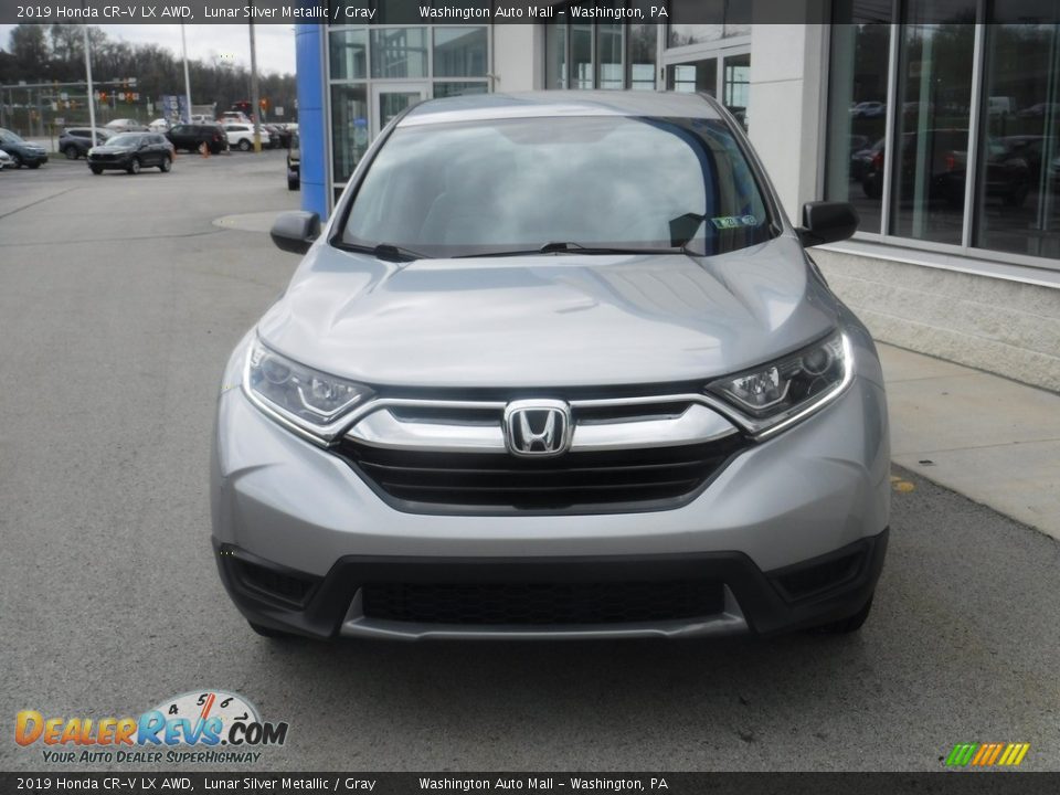 2019 Honda CR-V LX AWD Lunar Silver Metallic / Gray Photo #3