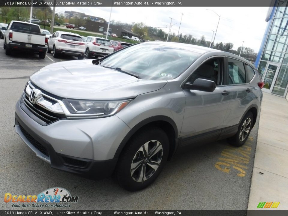 2019 Honda CR-V LX AWD Lunar Silver Metallic / Gray Photo #4