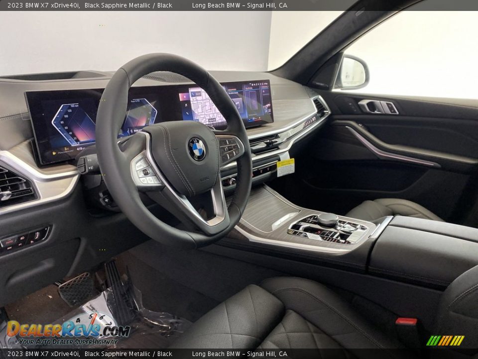 2023 BMW X7 xDrive40i Black Sapphire Metallic / Black Photo #12