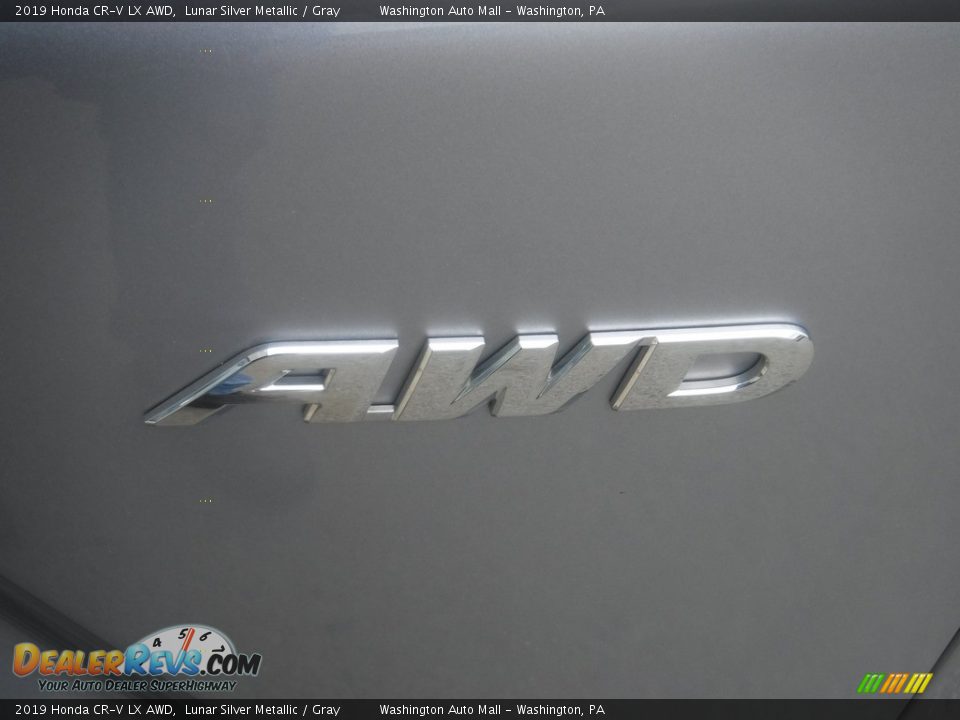 2019 Honda CR-V LX AWD Lunar Silver Metallic / Gray Photo #7