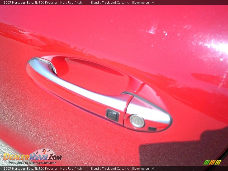 2005 Mercedes-Benz SL 500 Roadster Mars Red / Ash Photo #36
